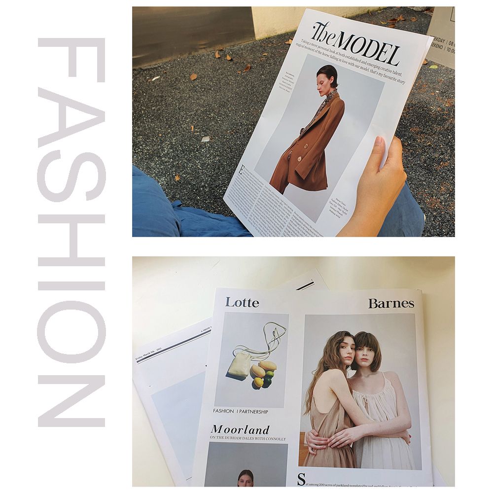 Retro English Newspaper Multif - Vintage Fashion Magazine recensione e prezzo