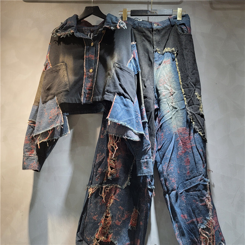 WTHT New Fashion Women's Patch - Patchwork Jean Jacket recensione e prezzo