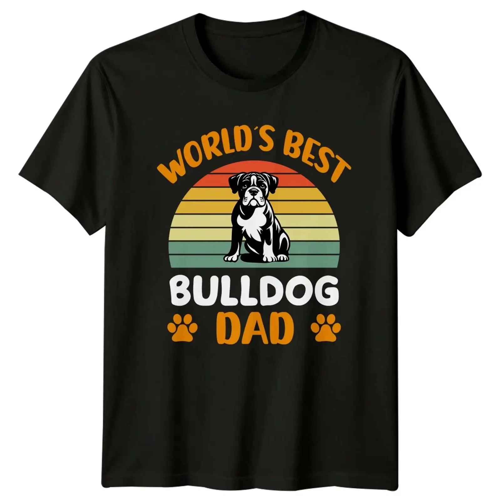 Weltbester Bulldoggenpapa Herr - Vintage Fashion Herren recensione e prezzo