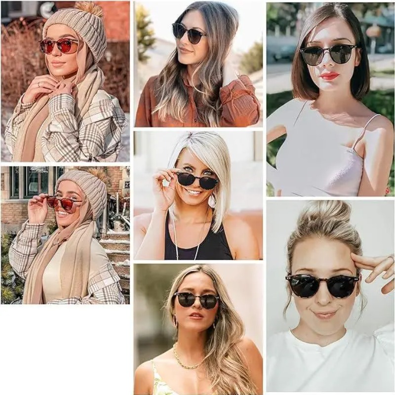 Vintage Fashion Round Sunglass - Vintage Fashion Female recensione e prezzo