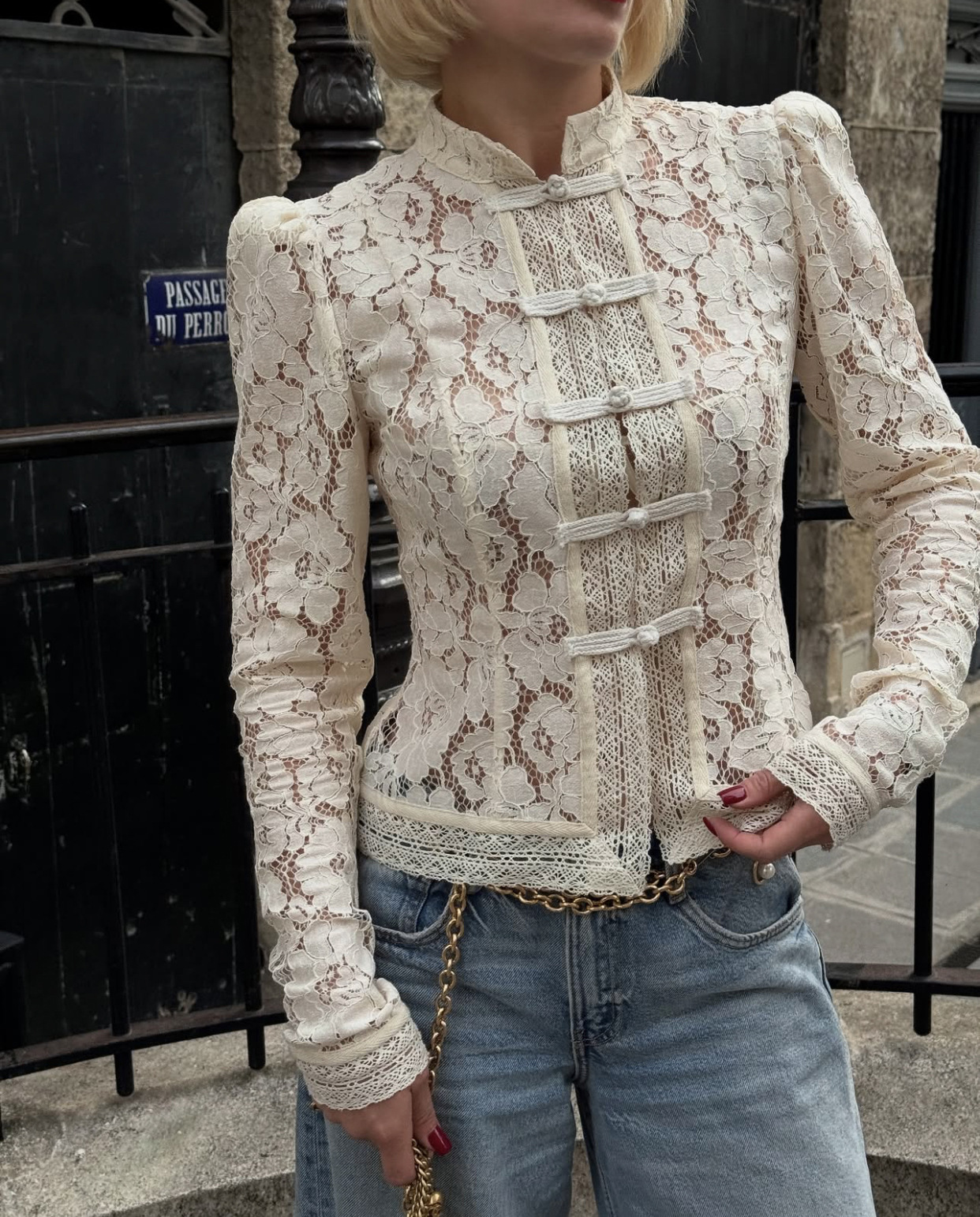 Elegant Luxury Lace Blouse Fas - Vintage Fashion Look recensione e prezzo