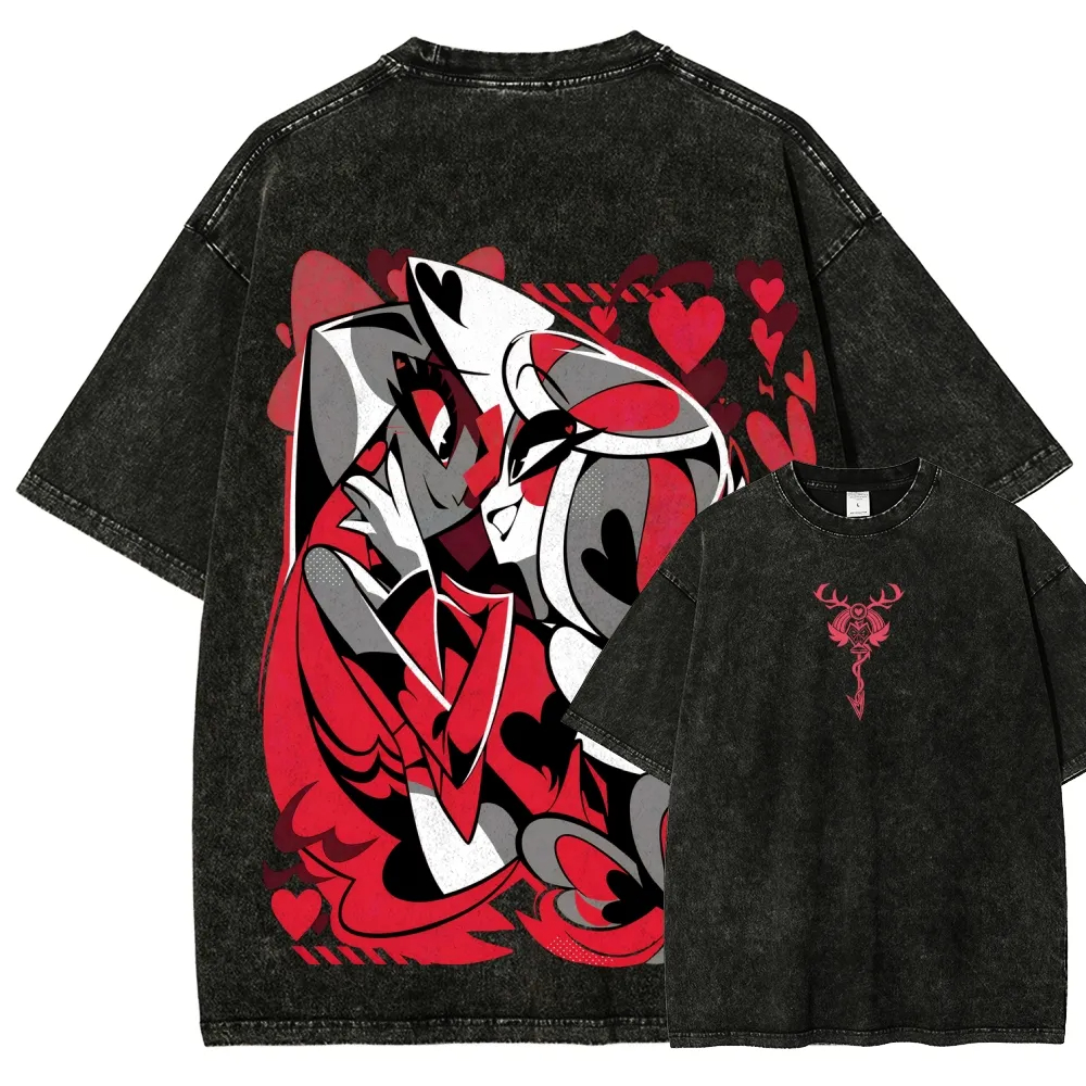 Hazbin Hotel Couple Graphic Pr - Vintage Fashion Outfits Men recensione e prezzo