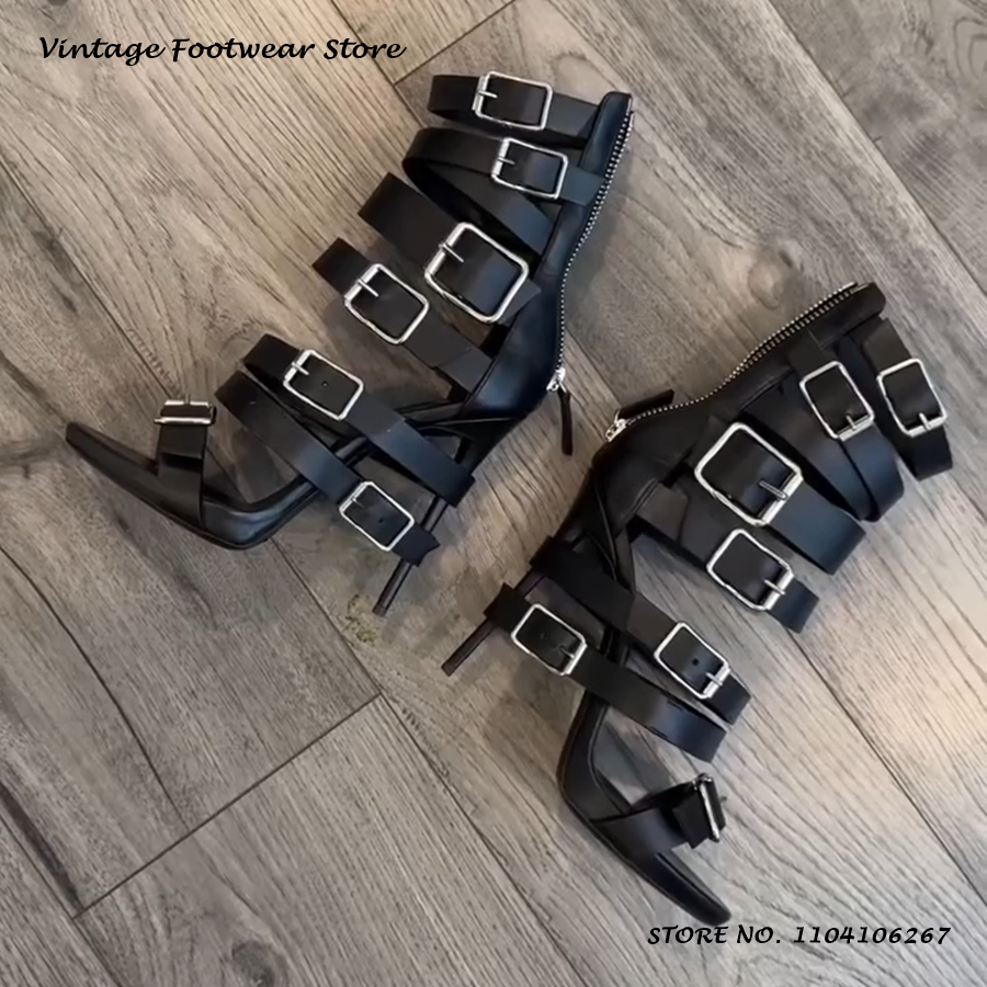 Black Gladiator Buckle Strap S - Vintage Old Fashion recensione e prezzo