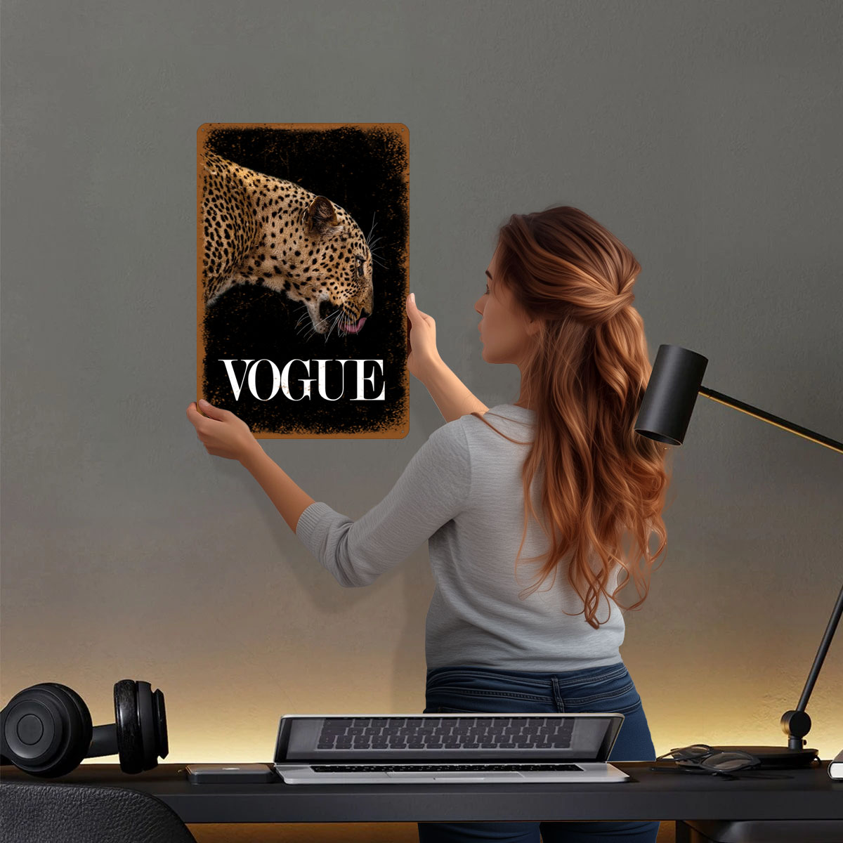 Vogue Fashion Poster Metal Sig - Vintage Vogue Fashion Poster recensione e prezzo
