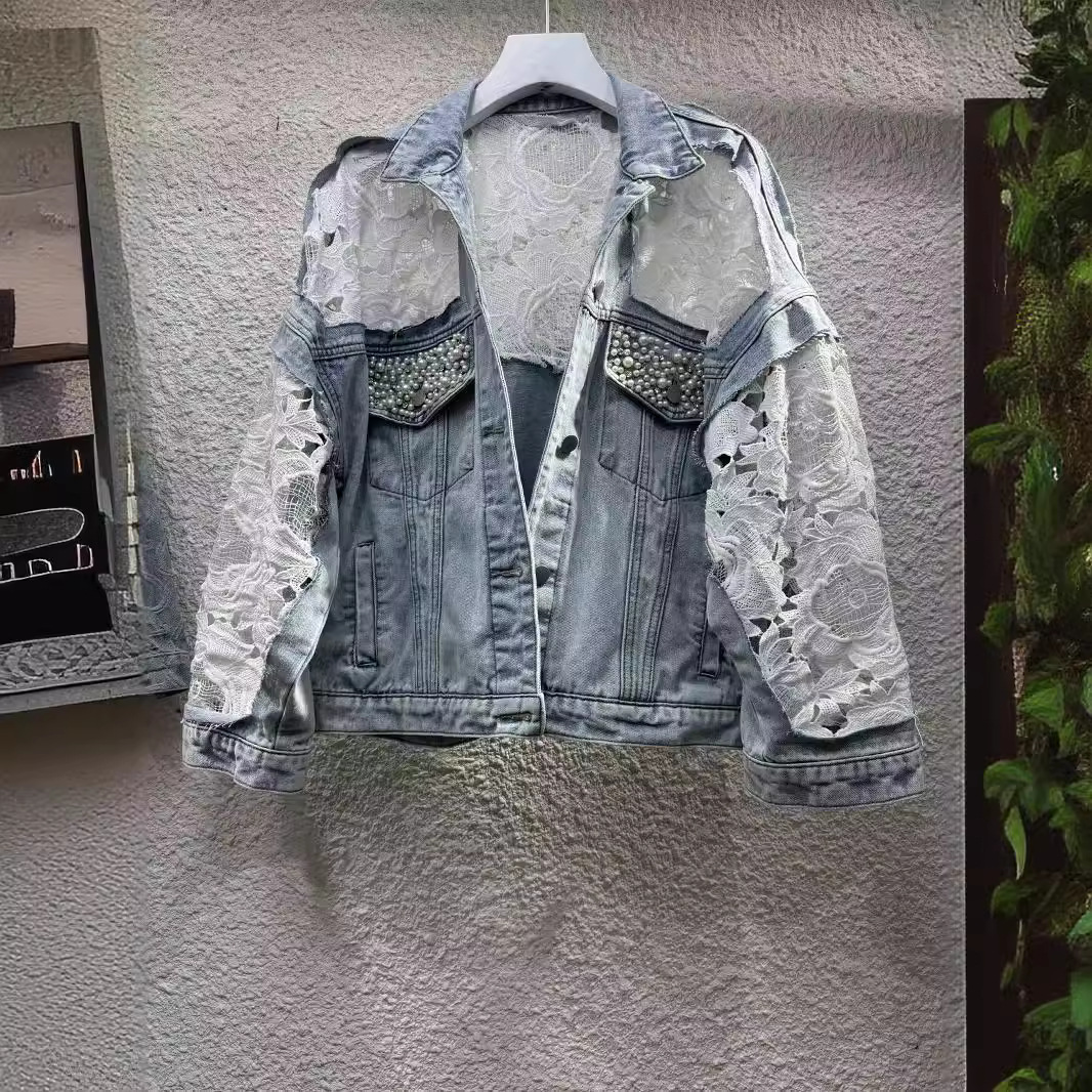 Spliced Embroidery Jacket Wome - Patchwork Jean Jacket recensione e prezzo