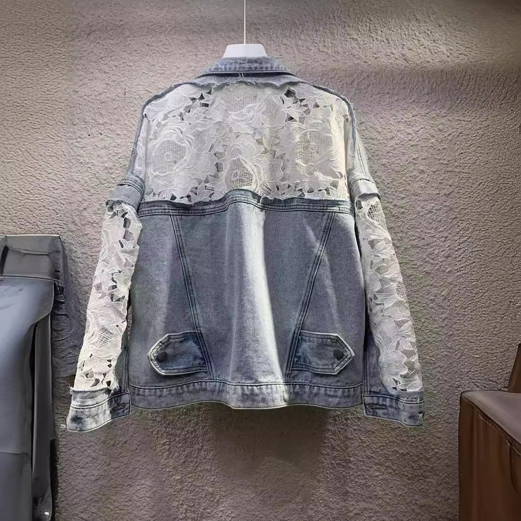 Spliced Embroidery Jacket Wome - Patchwork Jean Jacket recensione e prezzo