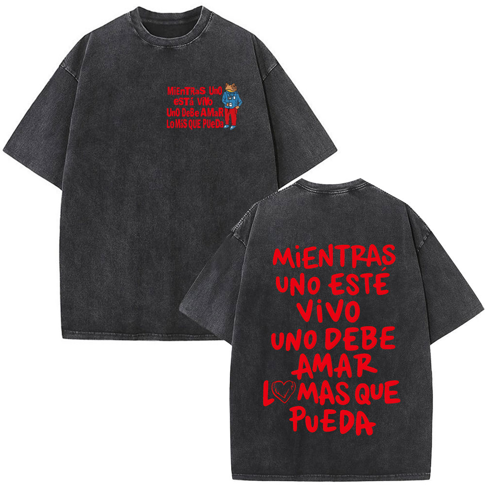 Rapper Bad Bunny Washed Vintag - Vintage Fashion World recensione e prezzo
